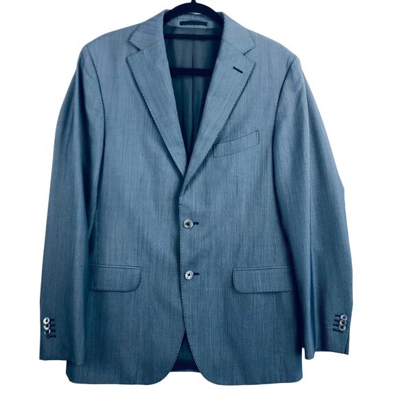 Massimo Dutti Slate Blue Sport Coat - Picture 1 of 16